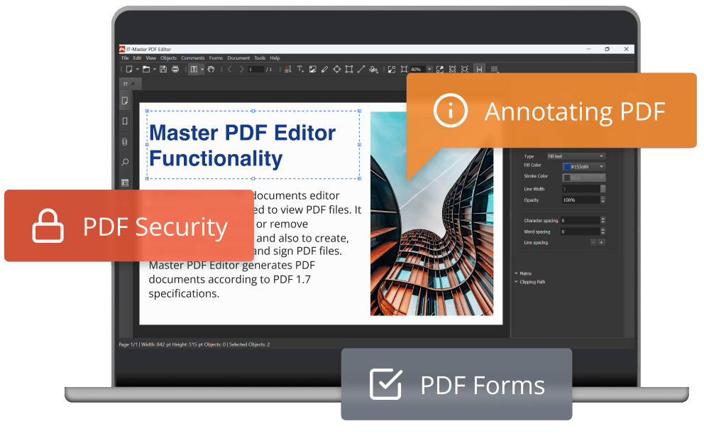 Master PDF Editor for Linux